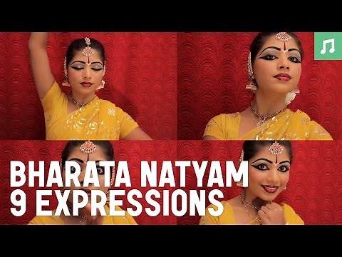 Learn how to practice the 9 facial expressions for Bharata Natyam, Indian traditional dance