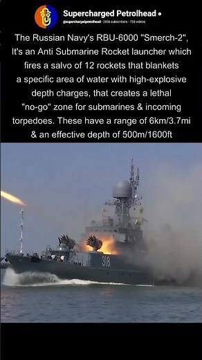 Russian Anti Submarine Rocket Launcher