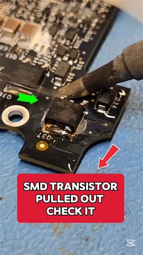 how to repair the circuit board/how to replace and solder and desolder smd regulator and ic #shorts