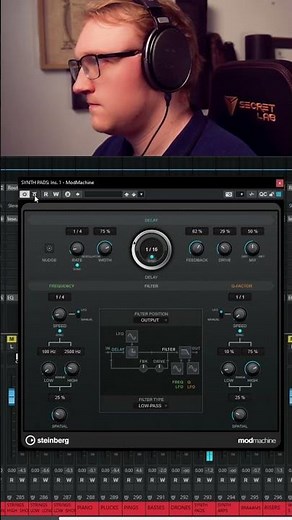 Mod Machine Magic: Synth Sound Design & Trailer Effects! #shorts