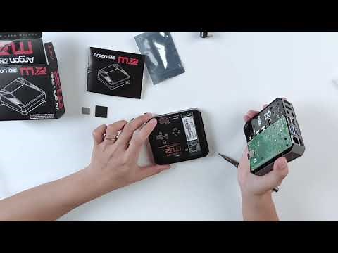 Argon ONE M.2 Aluminum Case for Raspberry Pi 4 Unboxing & Quick Review