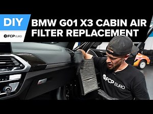 BMW X3 Cabin Air Filter Replacement DIY (2018-2025 BMW G01 X3, G02 X4)