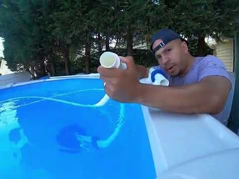 Pool Vacuum Setup for Aboveground Pool