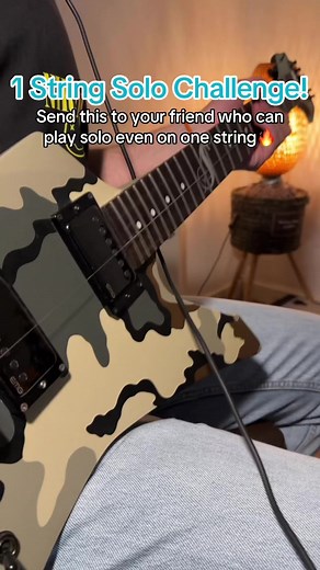 One String Guitar Solo Challenge: Can You Play It?