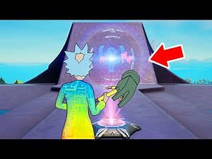 Use an Alien Hologram Pad on top of the Party UFO Fortnite