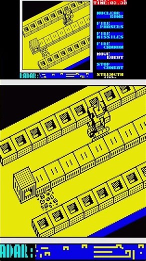 Nether Earth Hard Mode - more fights #retrogaming #zxspectrum #spectrum #spectrumgames