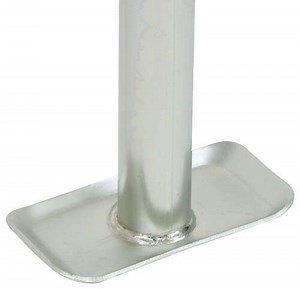 Bulldog Round, Snap-Ring Swivel Jack - Sidewind - 15-1/4" Lift - 2,000 lbs Bulldog Trailer Jack BD15