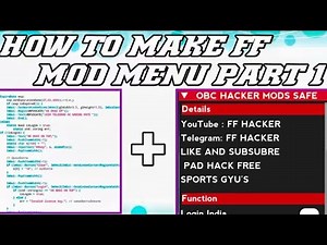FF Mod Menu Epadi Create Pannalam? | | Tamil Tutorial || Free Fire Mod Menu Making 🔥 Step by Step