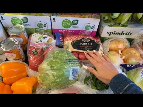 ASMR Weekly Grocery Haul 🐻