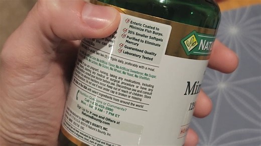 Watch Mini Fish Oil Softgel Capsules Review on Amazon Live