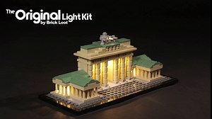 Brick Loot LED Light Kit Compatible with Lego Architecture Brandenburg Gate 21011 – Deluxe Lighting Set for Lego Building Model – Custom Lights Only, No Lego Bricks or Set Included