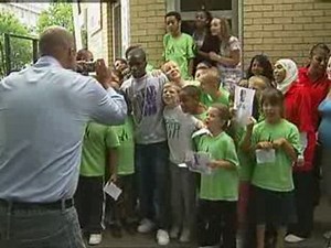 Tinchy Stryder is number one with Sugababe Amelle Berrabah