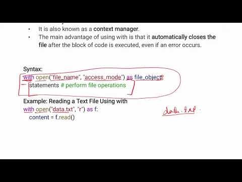 U4L5 E Opening File using with clause in Python