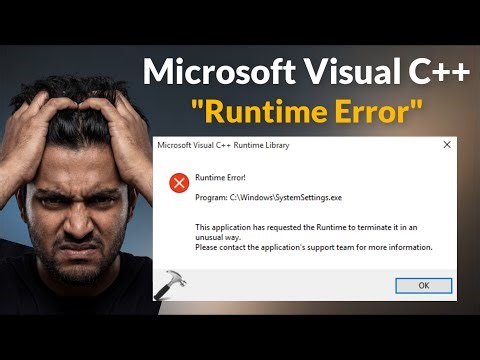 Runtime Error - This Application Has Requested The Runtime To Terminate It In An Unusual Way
