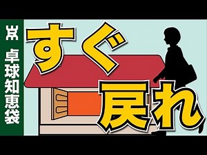 How to return quickly from the hit ball [[PingPong Technique]WRM-TV]