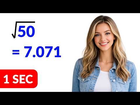 How to Find the Square Root of Any Number Faster Than a Calculator