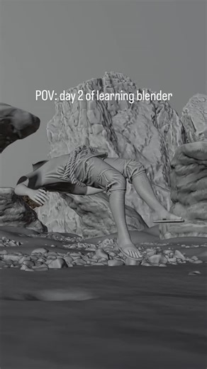Atul | 3d artist | POV: Day 2 of learning blender 🗣️ #blender #unrealengine #creatives | Instagram
