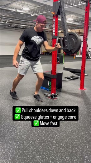 Jammer arm to split stance press