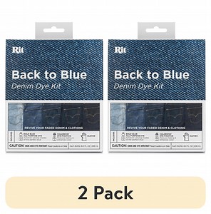 (2 pack) Rit Back to Blue Denim Dye Kit
