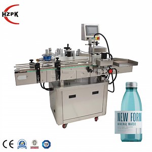 [Hot Item] Hzpk Cosmetics Rotary Labelling Machine for Round Bottles Automatic