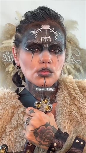 Techno Viking Makeup Tutorial for Creative Expression