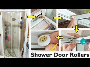 How to Replace Folding Shower Door Rollers
