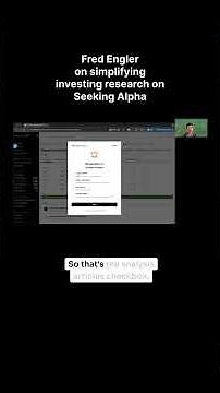 Seeking Alpha: Manage Your Portfolio Alerts EASILY! #shorts
