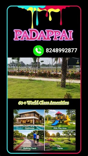 Chennai Padappai-ல 54 Acre Mega Township 😳 | 60+ Amenities Villa Plots 🔥