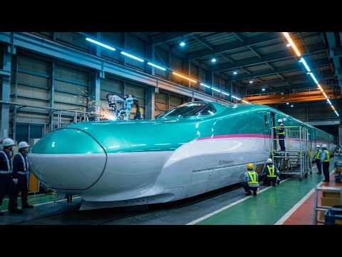 Inside Japan’s $30 Million Bullet Train Factory | Shinkansen E5 Manufacturing Process