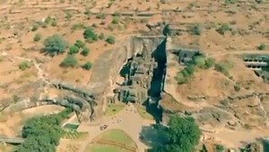 The Kailasa Temple, Ellora caves that can never be built once again on Earth! 164ft long, 108ft wide & 100ft high, Entire temple from top to bottom was cut out from solid basalt bedrock! The largest Monolithic Structure of the World. And here stands wonders of the wonders! | Bharatvarsha