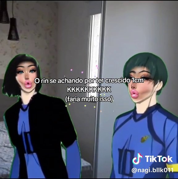 Blue Lock: O Rin Se Achando por Ter Crescido 1cm