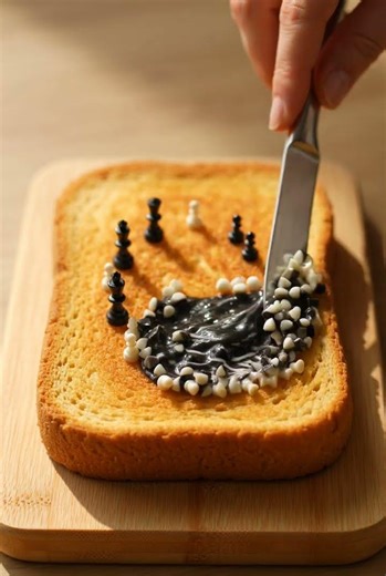 What If Chess Pieces Were Jam? | Surreal ASMR Spreading on Toast