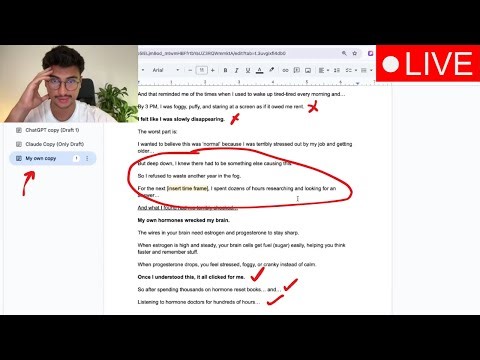 Writing A 6-figure Email From Scratch In A Rare Niche (LIVE)