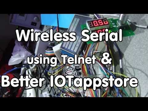 #82 Wireless Serial for ESP8266 using Telnet, enhanced IOTappstore using MD5 tags