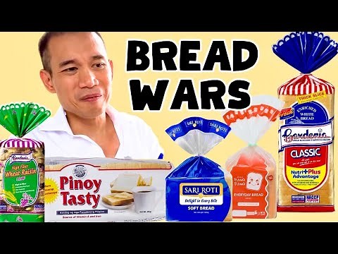 Gardenia vs Marby vs Sari Roti vs Fuwa Fuwa vs Pinoy Tasty Bread Loaf Review by Kuya Ditto | Tinapay