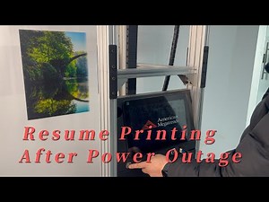 Resume Printing After Power Outage | DXonJet Wall Printer Tutorial