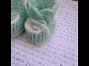 tuto chaussons bébé au crochet