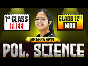 Nios Class 12th POL. SCIENCE Ch- 3 | Distinction Between Society, Nation, State | Lakshya Day 1st