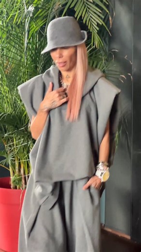 CLOTHES BY LOCKER ROOM on Instagram: "This is not comfort wear. It’s control, expressed through form. The Grey Two Piece Set is built around structure and movement — an oversized sleeveless hoodie that defines presence, paired with wide-leg pants that flow without losing authority. No decoration. No noise. Just intention. Wear it as a full look. Anything less dilutes the point. #clothesbylockerroom #lockerroomstyle #urbanwoman #modernminimalism #architecturalfashion #oversizedstyle #slowfashionb