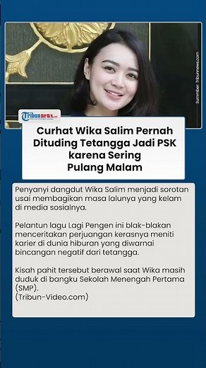 Wika Salim Pernah Jadi Bahan Omongan Tetangga, Dituding PSK karena Sering Pulang Malam