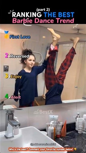 Ranking The Best Barbie Dance Trend (part 2) #shorts