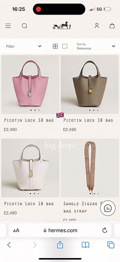 Hermes UK Picotin Bag Drops - Luxury Unboxing Video