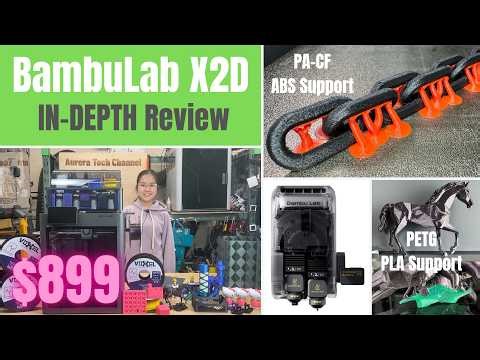BambuLab X2D In-Depth Review: Pros and Cons of This Latest Dual-Nozzle AMS 3D Printer