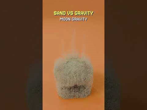 Satisfying Minecraft Gravity Blender Simulation 🌎⏳ #minecraft #blender3d #blender