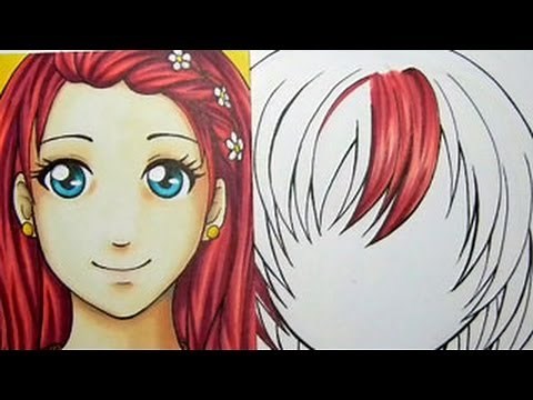 Copic Hair Tutorial