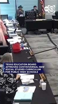 Texas education board approves controversial new social studies curriculum for public high schools
