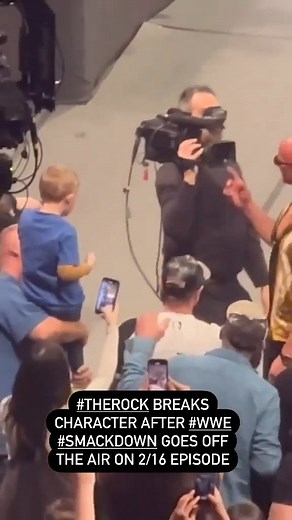 54K views · 1.1K reactions | The Rock Breaking Character After SmackDown!!! #therock #dwaynejohnson #WWE #wrestling #wweNews #wrestling #WWERaw #WWENXT #wwesmackdown #wweuniverse #2k23 #WrestleMania #wwereels #wrestlemania40 #EliminationChamber | The People's Champ Club | Facebook