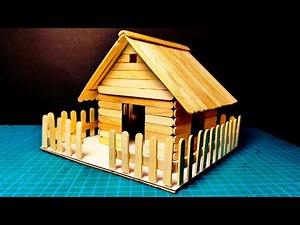 How to Make a Popsicle Stick House