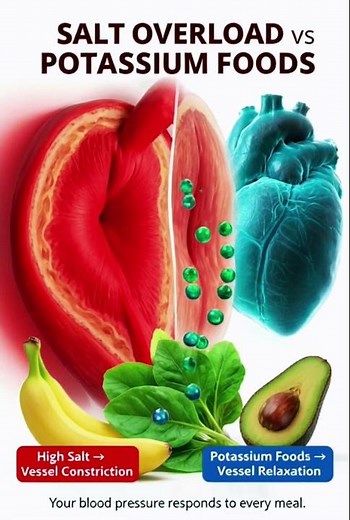 Salt Overload vs Potassium Foods: What Happens to Your Heart