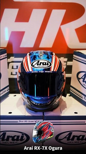 Arai Rx-7X 小椋藍 選手式樣🔥 #全罩 #摩托海爾